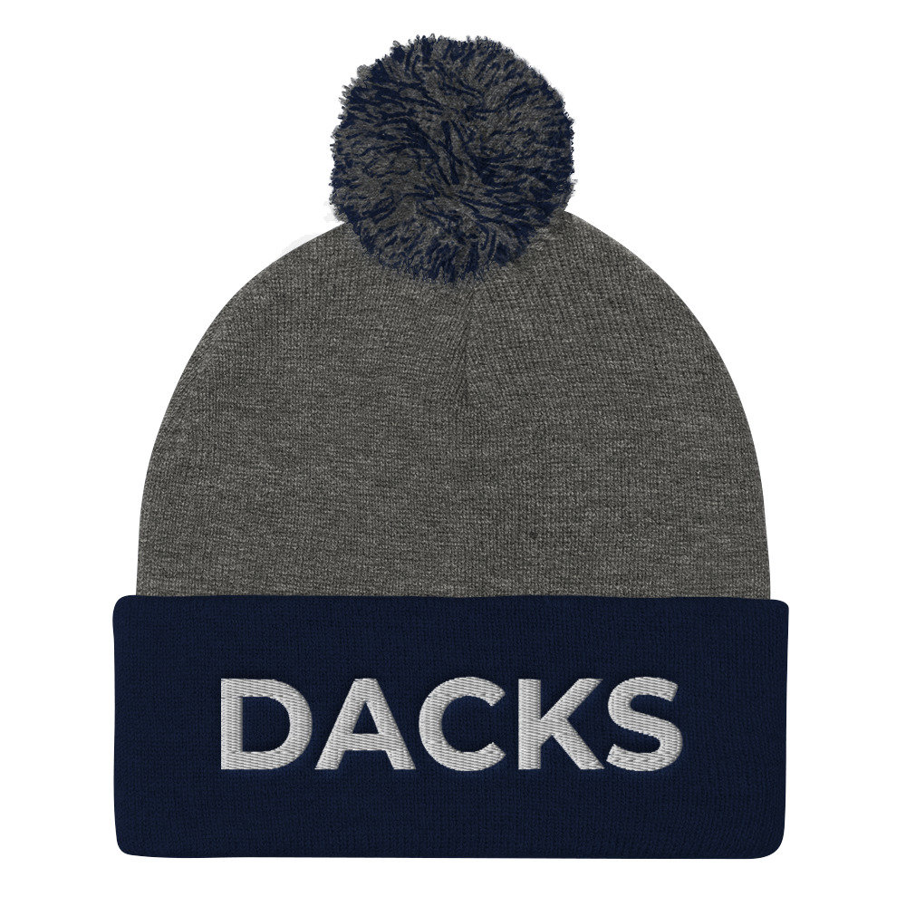 Dacks Adirondack Mountains Akronym Gestickte Pom Strickmütze, Camping Ausrüstung Geschenk Für Männer, Winter Wandern Mütze, Adk 46Er Klettern von NorthgoodsCo