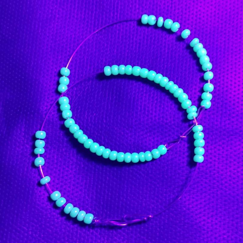 Uran Perlen Armbänder 2Er Set Uran Perlen Armbänder 2Er Set von NorthrnAuroraDesigns