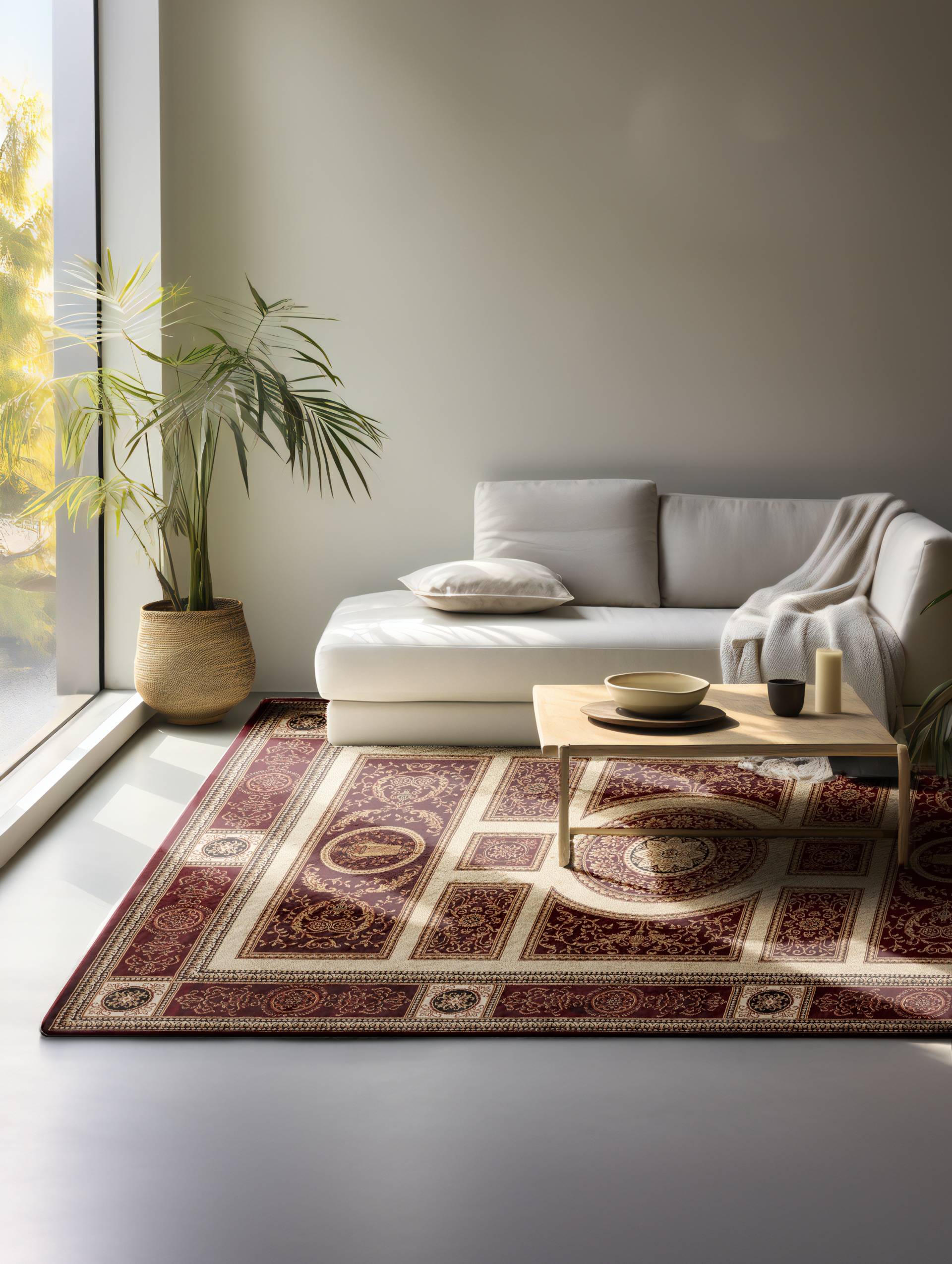 NORTHRUGS Teppich "Guzara", rechteckig, 8 mm Höhe, Orient Optik, Läufer, strapazierfähig, pflegeleicht, robust von Northrugs