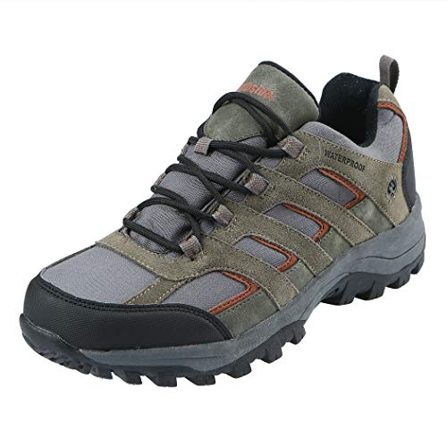 Northside Herren Gresham Waterproof Wanderschuh, Oliv/Blatt für Mich (Leaf It to Me), 46 EU Weit von Northside