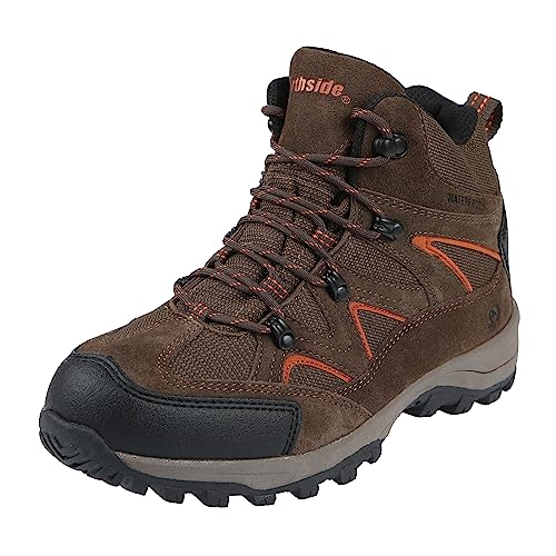 Northside Herren Snohomish Wanderstiefel, Rinde/Orange, 44 EU von Northside