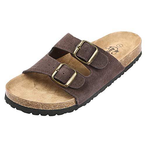 Northside Mariani Damen-Sandale aus Kork mit Lederriemen, Braun, 39 EU von Northside