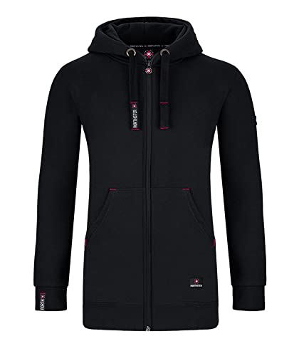 Northster Maxi Zip Hoodie - Lange Trainingsjacke N365 schw. M von Northster