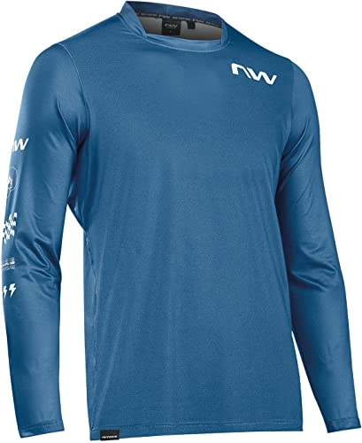 Northwave Bomb Fahrrad Trikot lang blau 2023: Größe: XXL (54) von Northwave