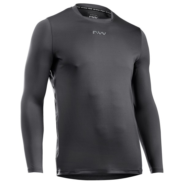 Northwave - Bomb Jersey Long Sleeve - Radtrikot Gr M grau von Northwave