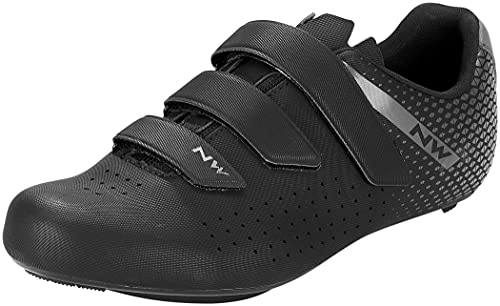 Northwave Core 2 Rennradschuhe, Fahrradschuhe, Radschuhe, Schwarz 39 von Northwave