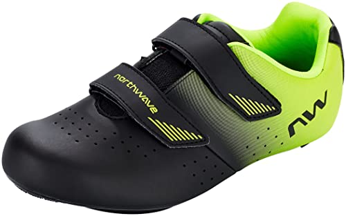 Northwave Core Junior Rennradschuhe, Fahrradschuhe, Radschuhe, Gelb 32 von Northwave