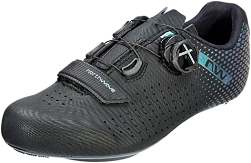 Northwave Core Plus 2 Damen Rennradschuhe, Fahrradschuhe, Radschuhe, Schwarz 38 von Northwave