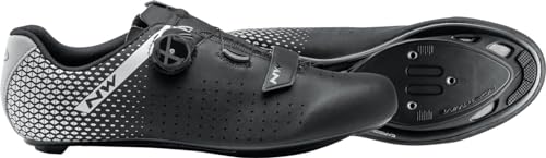 Northwave Core Plus 2 Rennradschuhe, Fahrradschuhe, Radschuhe, Schwarz 41 von Northwave