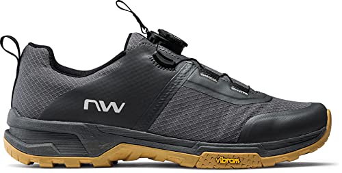 Northwave Crossland Plus MTB/Dirt Fahrrad Schuhe grau/schwarz 2024: Größe: 41 von Northwave