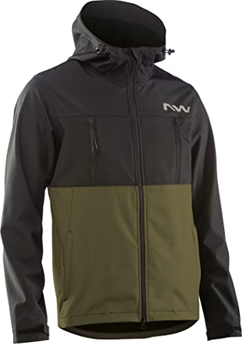 Northwave Easy Out Softshell Gravel Fahrrad Winterjacke schwarz 2024: Größe: S (46) von Northwave