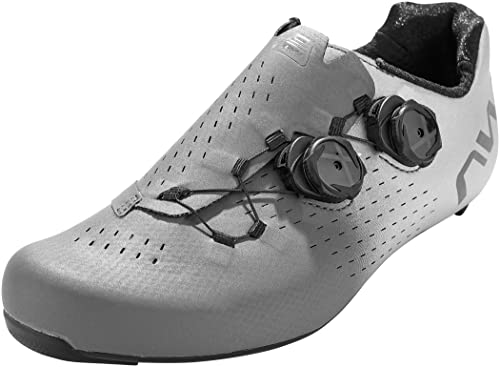 Northwave Extreme Gt 3 Rennradschuhe, Fahrradschuhe, Radschuhe, Silber 44 von Northwave