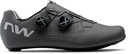 Northwave Extreme Pro 2 Rennradschuhe, Fahrradschuhe, Radschuhe, Grau 40.5 von Northwave