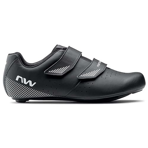 Northwave Jet 3 Rennradschuhe, Fahrradschuhe, Radschuhe, Schwarz 41.5 von Northwave