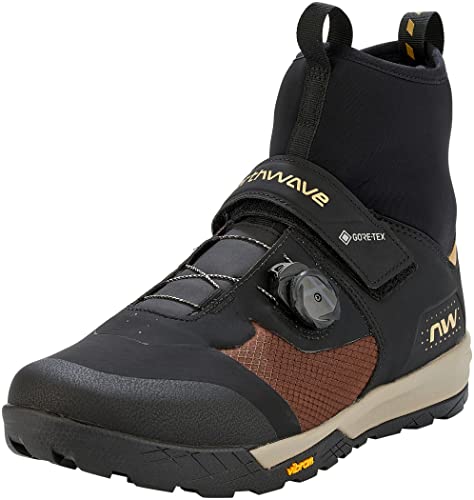 Northwave Kingrock Plus GTX Gravel MTB Winter Fahrrad Schuhe schwarz/braun 2023: Größe: 38 von Northwave