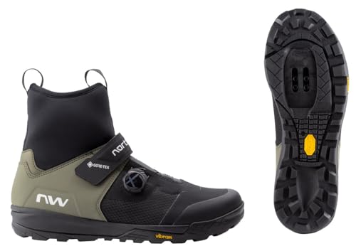 Northwave Kingrock Plus GTX Gravel MTB Winter Fahrrad Schuhe schwarz/grün 2024: Größe: 40 von Northwave