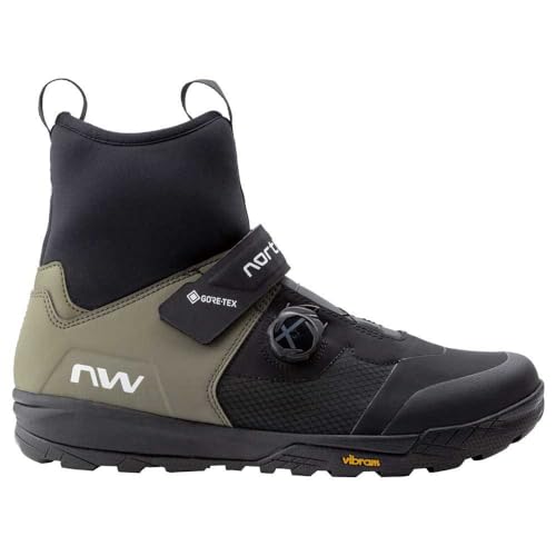 Northwave Kingrock Plus GTX Gravel MTB Winter Fahrrad Schuhe schwarz/grün 2024: Größe: 45 von Northwave