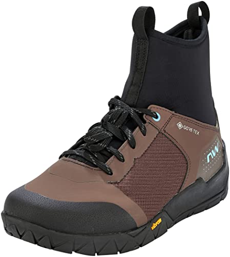 Northwave Multicross Mid GTX MTB Winter Fahrrad Schuhe schwarz/braun 2023: Größe: 43.5 von Northwave