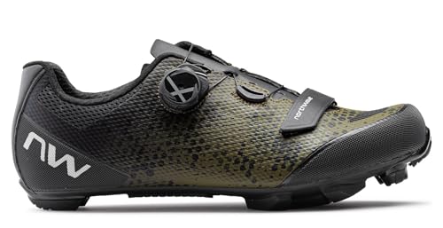 Northwave RAZERR 2 MTB Schuhe, Fahrradschuhe Mountainbike Grün 42.5 von Northwave
