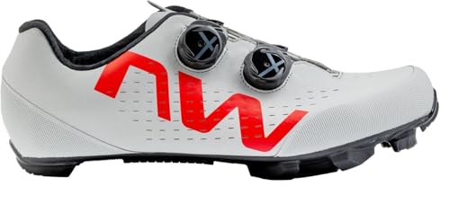 Northwave Rebel 3 MTB Herren Schuhe, Fahrradschue grau/rot 39 von Northwave