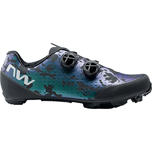 Northwave Rebel 3 MTB Schuhe, Fahrradschuhe Mountainbike XC, Blau 44 von Northwave