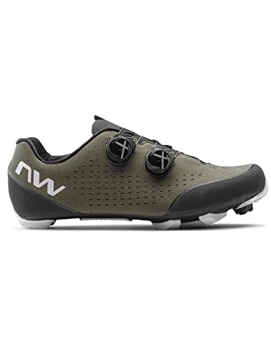 Northwave Rebel 3 MTB Schuhe, Fahrradschuhe Mountainbike XC, Grün 44 von Northwave