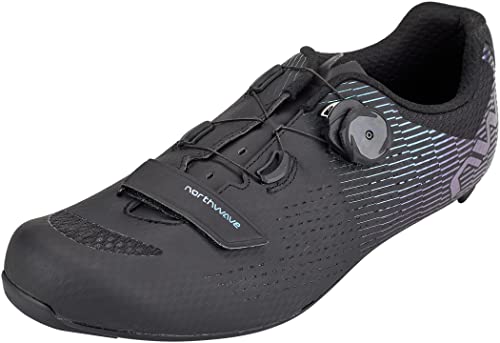 Northwave Storm Carbon 2 Rennradschuhe, Fahrradschuhe, Radschuhe, Schwarz 42 von Northwave