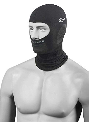 Northwave Unisex Balaclava Plus Sturmhauben, Schwarz 10, Einheitsgröße von Northwave