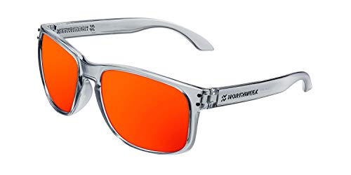 NORTHWEEK Unisex-Erwachsene Bold Burnside Sonnenbrille, Rot (Red), 145.0 von Northweek