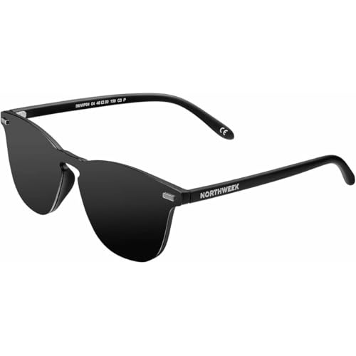 NORTHWEEK Unisex-Erwachsene Wall Phantom All Sonnenbrille, Schwarz (Black), 136.0 von Northweek