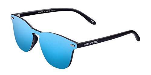 NORTHWEEK Unisex-Erwachsene Wall Phantom Deck Sonnenbrille, Blau (Ice Blue), 136.0 von Northweek