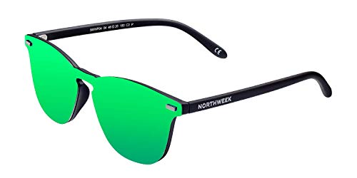 NORTHWEEK Unisex-Erwachsene Wall Phantom Venice Sonnenbrille, Grün (Green), 136.0 von Northweek