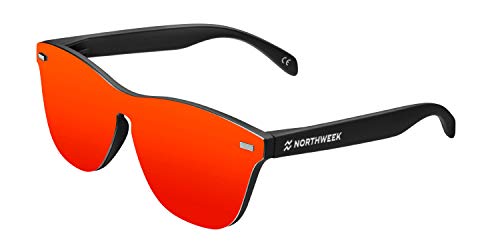 NORTHWEEK Unisex-Erwachsene REGULAR PHANTOM FLAKA Sonnenbrille, Rot (Red), 140.0 von Northweek