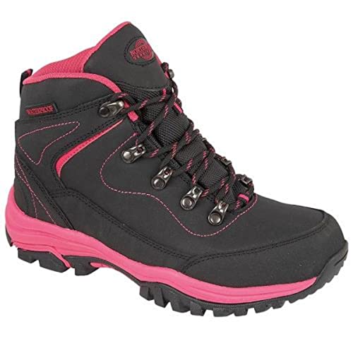 Northwest Territory Damen Texas Wanderstiefel, Black Fuchsia, 39 EU von Northwest Territory