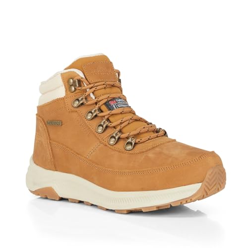 Northwest Territory NEVIS Damen Nubukleder Wasserdicht Wanderstiefel Rutschfester Griff Wanderstiefel für Outdoor Trails Trekking, camel, 40 EU von Northwest Territory