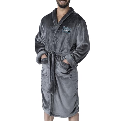 Northwest Unisex-Erwachsene Silk Touch Bath Robe Bademantel, Mehrfarbig/Meereswellen (Ocean Tides), X-Large von Northwest