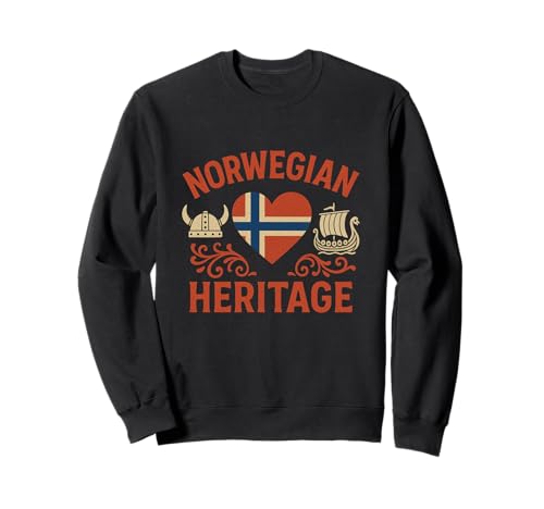 Norwegisches Wikingererbe Geschenke für Frauen Norwegen Nordic Sweatshirt Norwegisches Wikingererbe Geschenke für Frauen Norwegen Nordic Sweatshirt von Norway Heritage Tourist Travel Viking