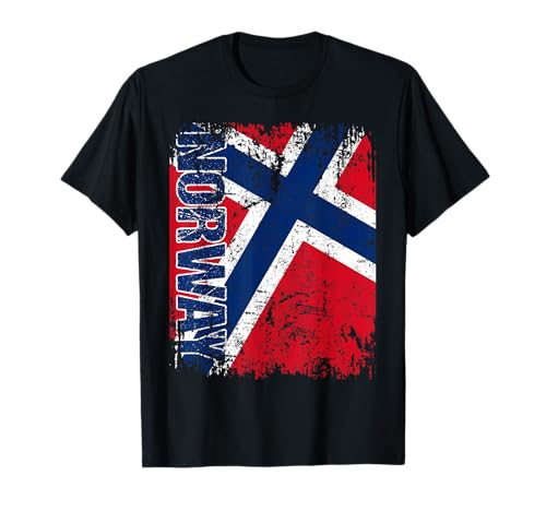 NORWEGEN Flagge Damen Herren Kinder NORWEGEN T-Shirt von Norway Family Shop