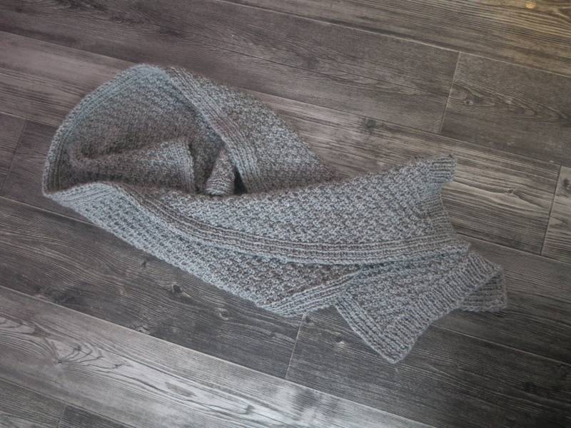 Handgestrickte Schafswolle Schal von NorwegianKnitByAukan