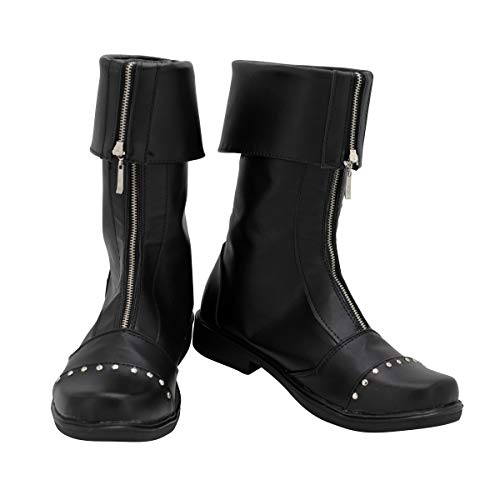NoryNick Cloud Strife Cosplay Stiefel Cloud Stiefel Schwarz PU Leder Schuhe Boots FF7 Cloud Strife Kostüm Halloween Karneval Cos Zubehör NoryNick Cloud Strife Cosplay Stiefel Cloud Stiefel Schwarz PU Leder Schuhe Boots FF7 Cloud Strife Kostüm Halloween Karneval Cos Zubehör von NoryNick