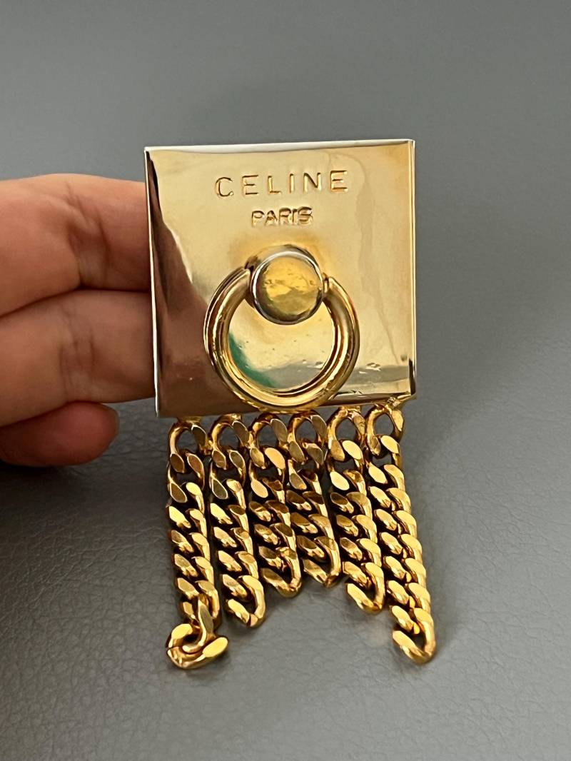 Vintage Brosche Celine Paris 1980Er Jahre von NostalgiaBoutiqueR