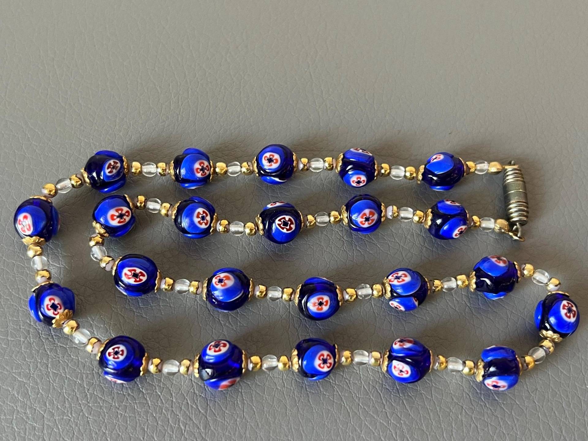 Vintage Muranoglas Halskette Perlen Schmuck von NostalgiaBoutiqueR