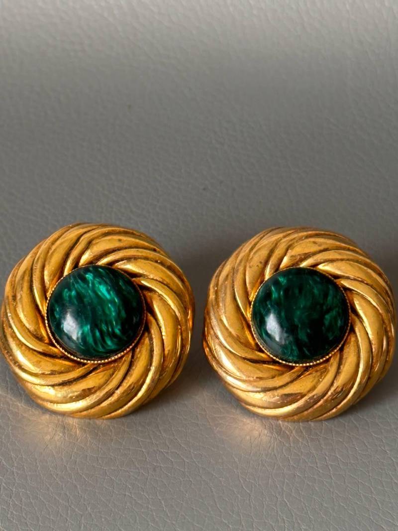 Vintage Ohrhänger-Clips Une Ligne Paris von NostalgiaBoutiqueR