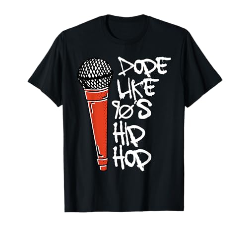 Dope Like 90's Hip Hop Rap Music Party Love 90s Herren Damen T-Shirt von Nostalgic 90s Hip Hop Music I Love The Nineties