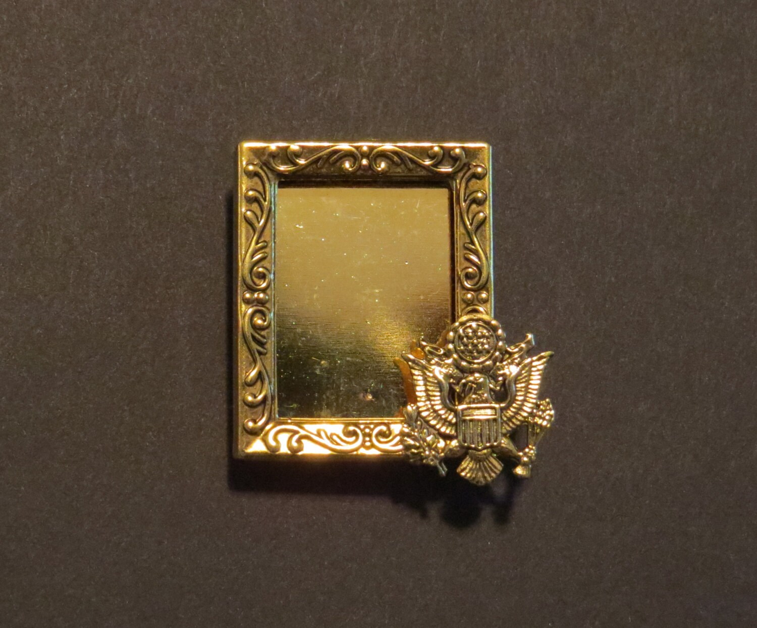 U.s. Army Photo Pin Brosche Troop Military Proud Few Hero 24 Karat Goldplatte Oder Silberplatte & Oxidiertes Mattes Silber Pg345/Ps257 von NostalgicCharm