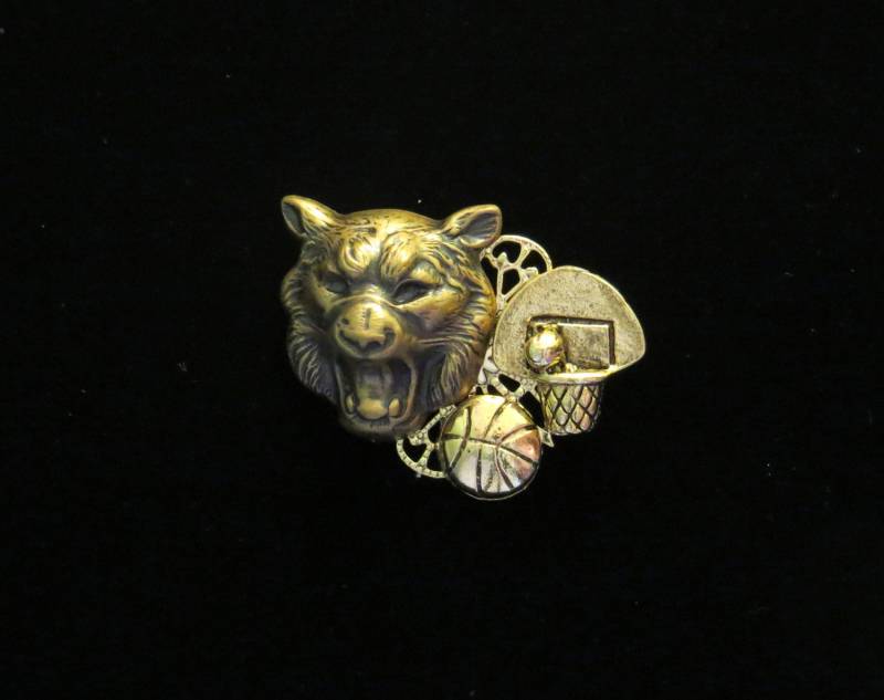 Wildcat Basketball Pin Wildkatze Messing & 24 Karat Goldplatte Oder Oxidiert Matt Silber Uk Universität Von Kentucky Pg223/Ps183 von NostalgicCharm