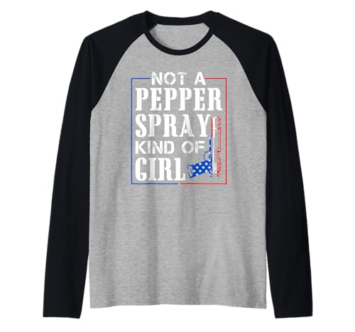 Kein Mädchen vom Typ Pfefferspray Raglan Kein Mädchen vom Typ Pfefferspray Raglan von Not A Pepper Spray Kind Of Girl Design Ideas