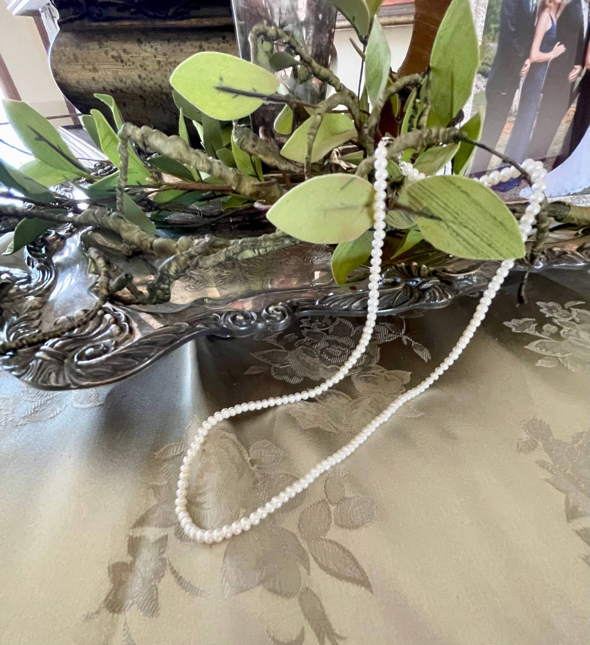 Elegante Kleine Perlenkette ~ Aaa Grade 3 Mm Und Armband 14K Gold Verschluss | Think Downton Abtei Braut Brautschmuck Elegante Kleine Perlenkette ~ Aaa Grade 3 Mm Und Armband 14K Gold Verschluss | Think Downton Abtei Braut Brautschmuck von NotBeforeJava