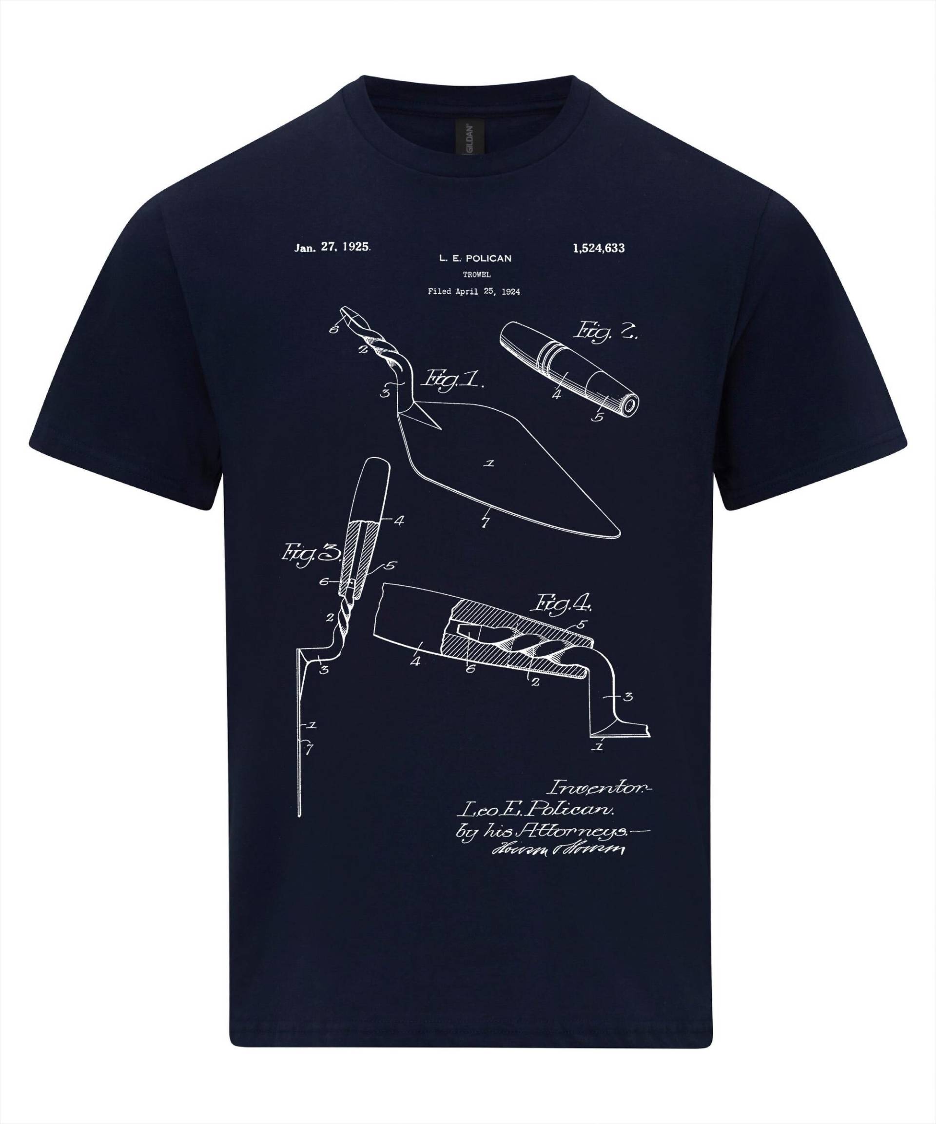 Maurerkelle T-Shirt Mason Brickie Baumeister Patent Blueprint Maurer Shirt Maurerkelle T-Shirt Mason Brickie Baumeister Patent Blueprint Maurer Shirt von NotJustNerds
