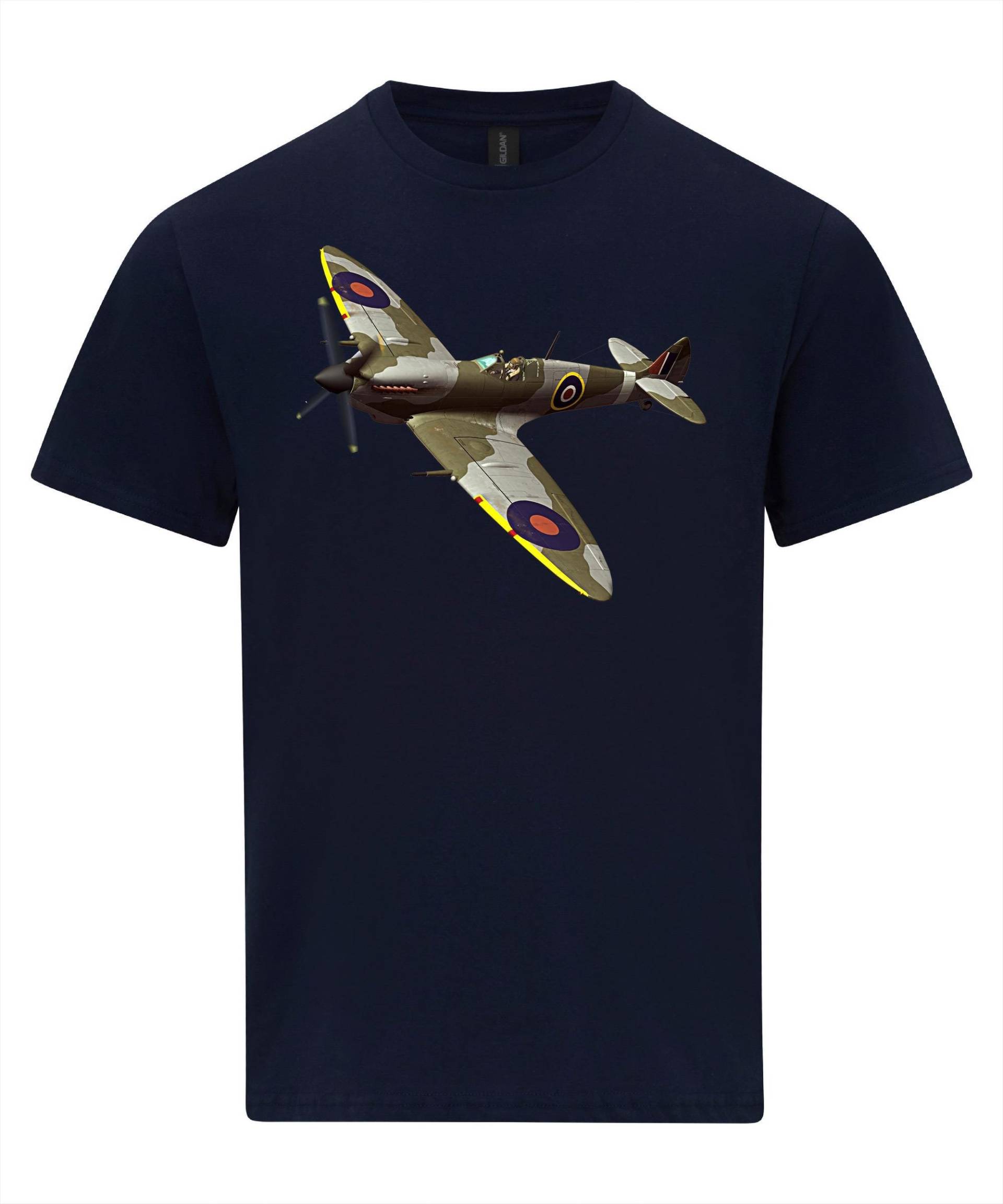 Spitfire Kampfflugzeug Ww2 Raf T-Shirt Spitfire Kampfflugzeug Ww2 Raf T-Shirt von NotJustNerds